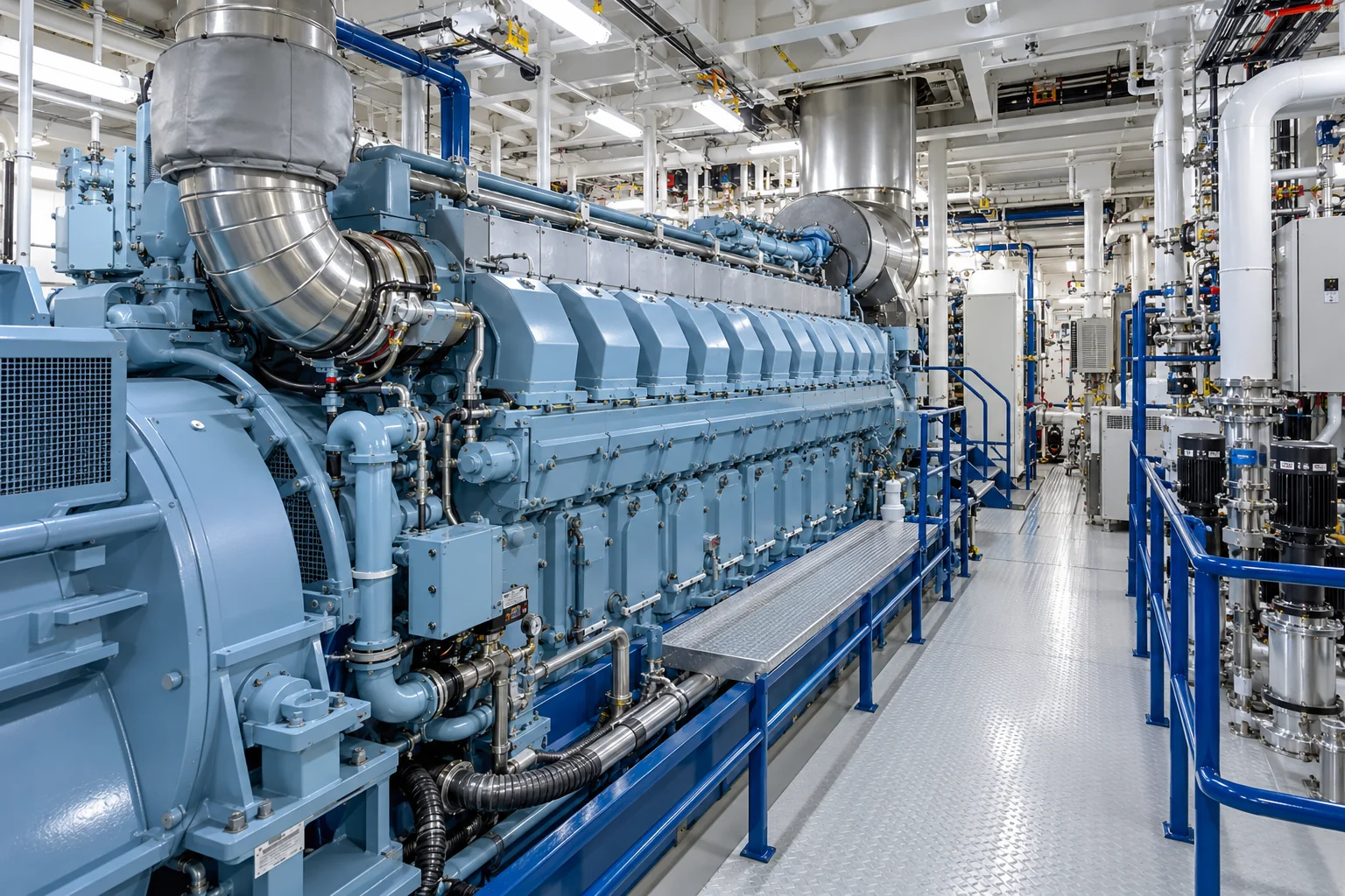 Maritime vessel and technical equipment